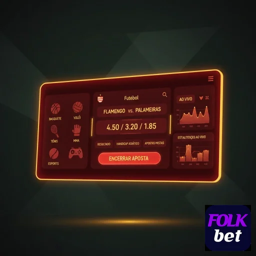 Ilustração de Explore as vantagens do cassino folkbet com jogos de mesa e slots