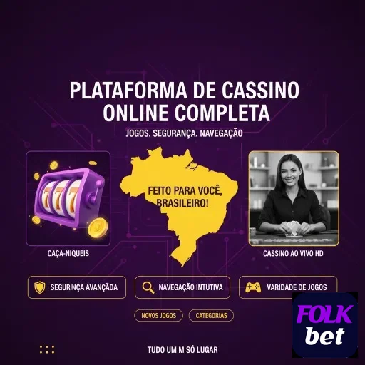 Ilustração de Acesse o cassino online folkbet com login rápido e seguro