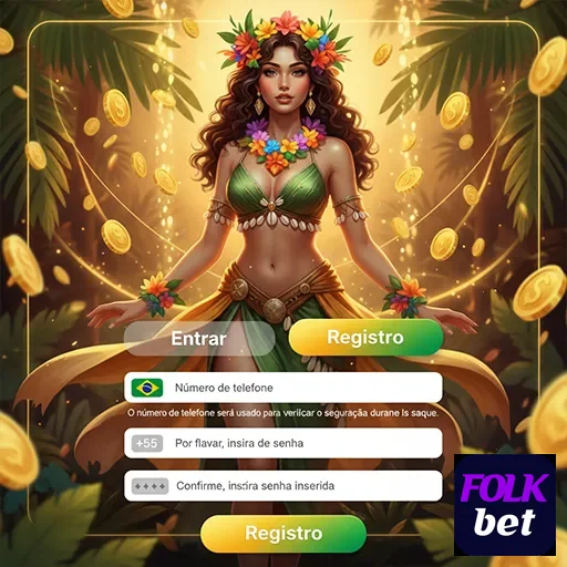 Ilustração de Acesse o cassino online folkbet com login rápido e seguro
