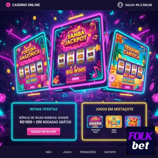 Ilustração de Aproveite os Bônus e Ofertas da folkbet com Saques Rápidos
